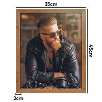 Quadros Barba Barbearia 35cmx45cms Modelo 2 - 2