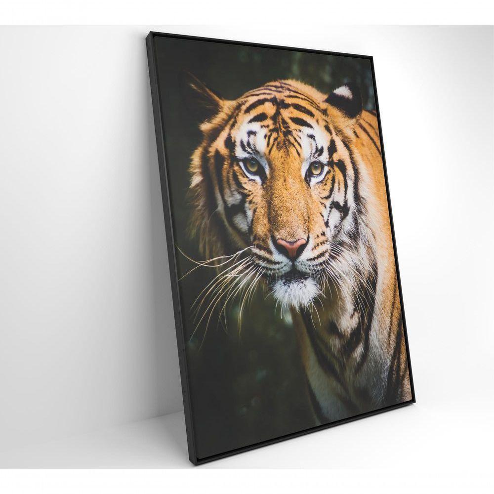 Quadro Tigre 60x90 Cm Tecido Canvas - 8