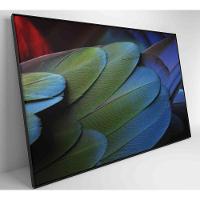 Quadro Penas Verdes 120x80 Cm Tecido Canvas - 6