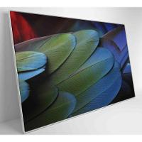 Quadro Penas Verdes 120x80 Cm Tecido Canvas - 8