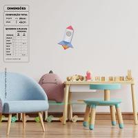 Foguetinho - Quadro Ou Placa Decorativa Com 6 Peças 6mm - 5