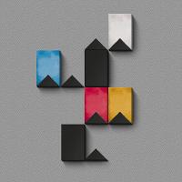 Volpi - Quadro Ou Placa Decorativa Com 9 Peças 15mm - 1