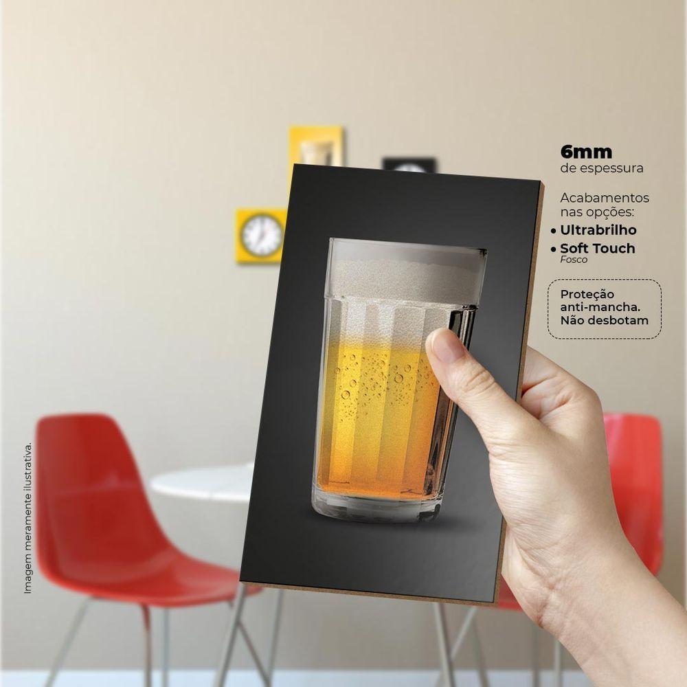 Despertar E Anoitecer - Quadro Ou Placa Com 4 Peças 6mm - 4