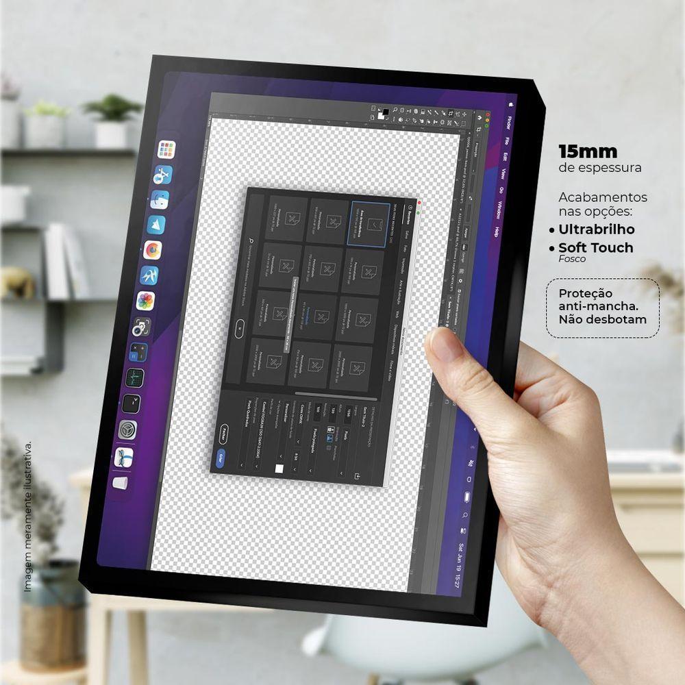 Documento Sem Título - Quadro Ou Placa Com 4 Peças 15mm - 4