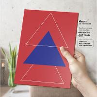 Triângulos - Quadro Ou Placa Decorativa Com 1 Peça 6mm