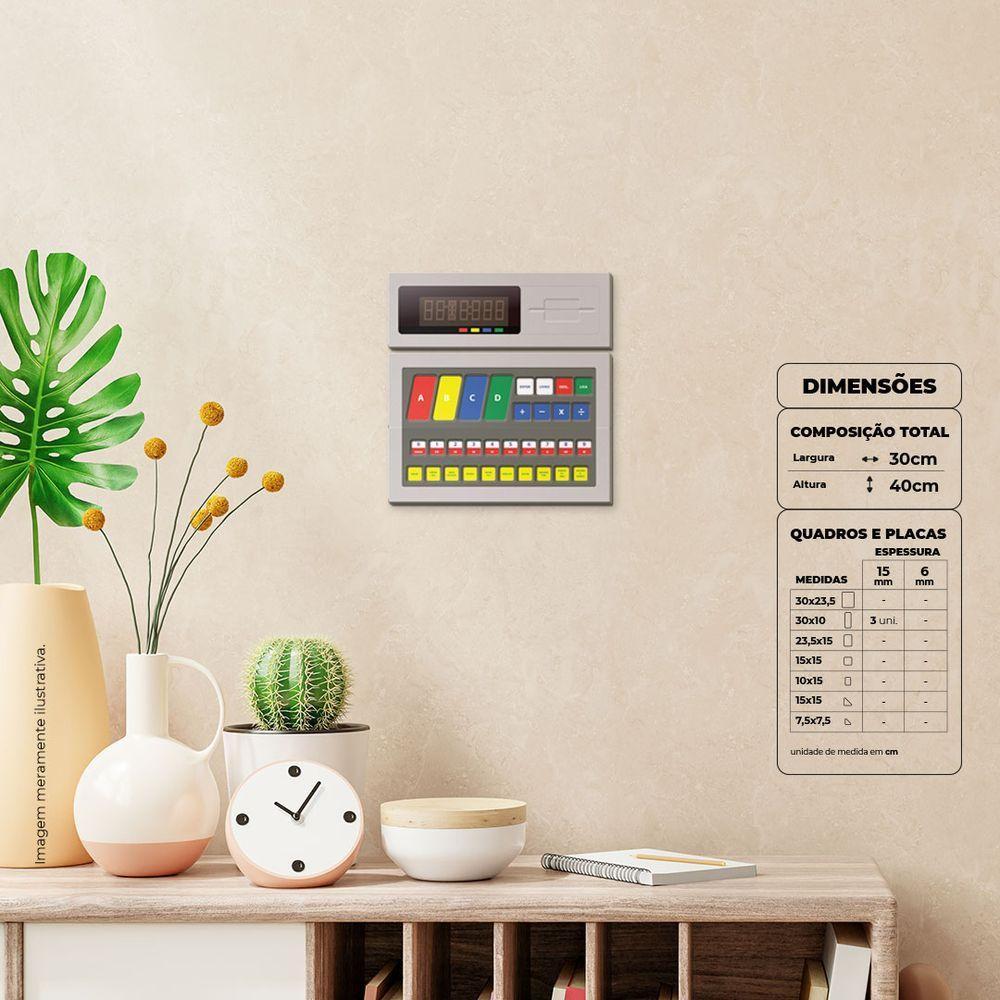 Pense Bem - Quadro Ou Placa Decorativa Com 3 Peças 6mm - 5