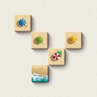 Guardas-sol - Quadro Ou Placa Decorativa Com 5 Peças 15mm - 1