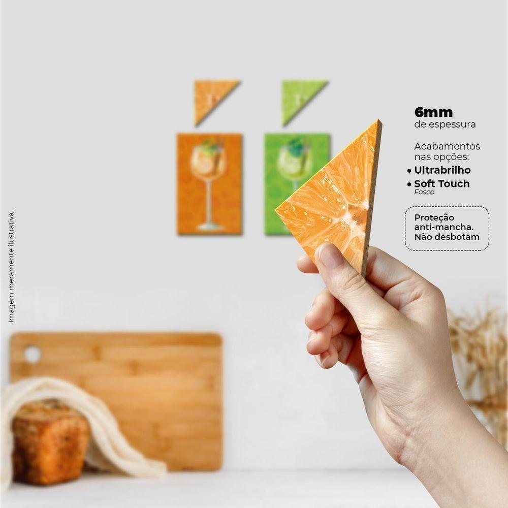 Vai Um Drink Aí? - Quadro Ou Placa Com 4 Peças 6mm - 4