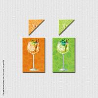 Vai Um Drink Aí? - Quadro Ou Placa Com 4 Peças 6mm - 1