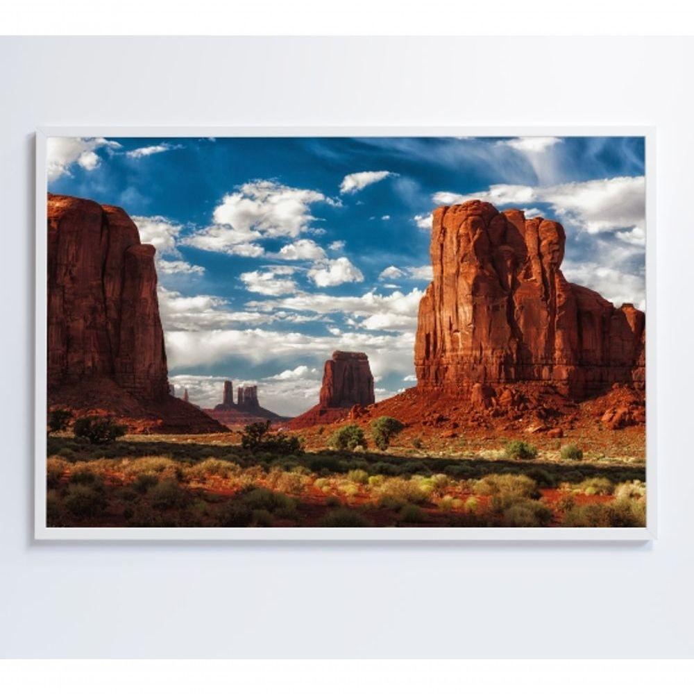 Quadro Deserto Do Atacama 90x60 Cm Tecido Canvas - 1