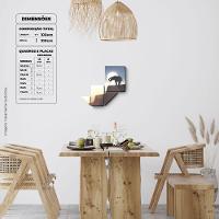 Elefante Na Savana - Quadro Ou Placa Com 4 Peças 15mm - 5