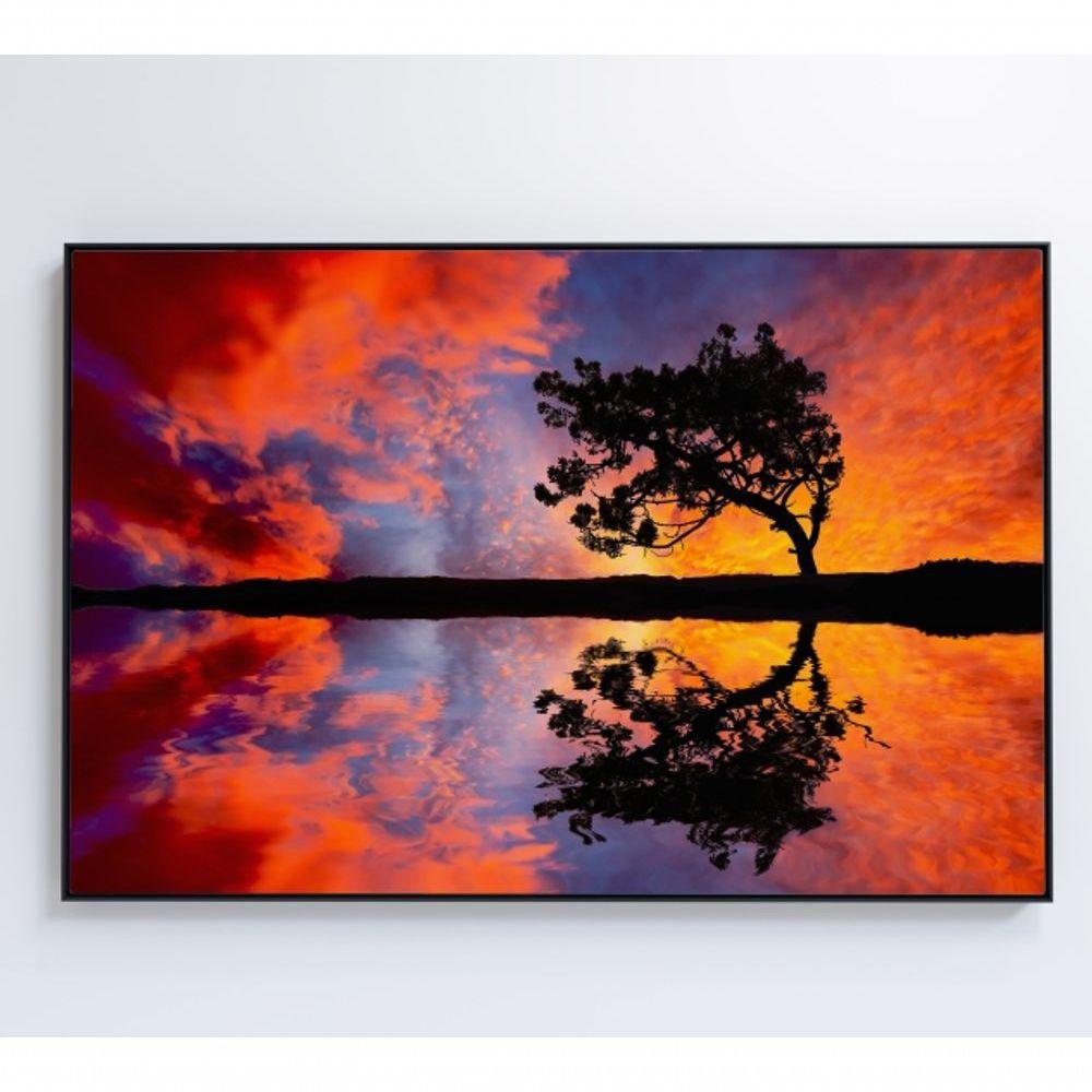 Quadro árvore Por Do Sol 60x40 Cm Tecido Canvas - 2