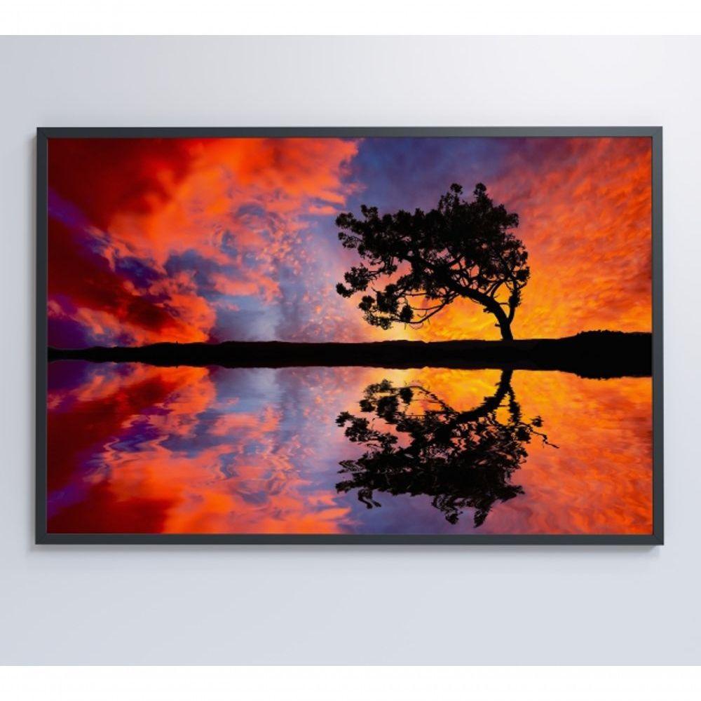 Quadro árvore Por Do Sol 60x40 Cm Tecido Canvas - 4