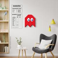 Fantasminha Vermelho Quadro Com 12 Peças 15Mm Ultra-Brilho - 5