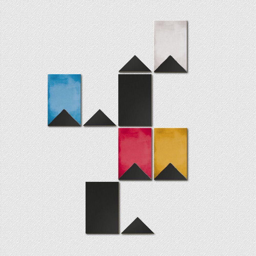 Volpi - Quadro Ou Placa Decorativa Com 9 Peças 6mm - 1