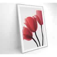 Quadro Pintura 3 Rosas 40x60 Cm Tecido Canvas - 2