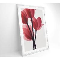 Quadro Pintura 4 Rosas 40x60 Cm Tecido Canvas - 3