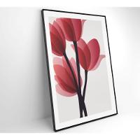 Quadro Pintura 4 Rosas 40x60 Cm Tecido Canvas - 7