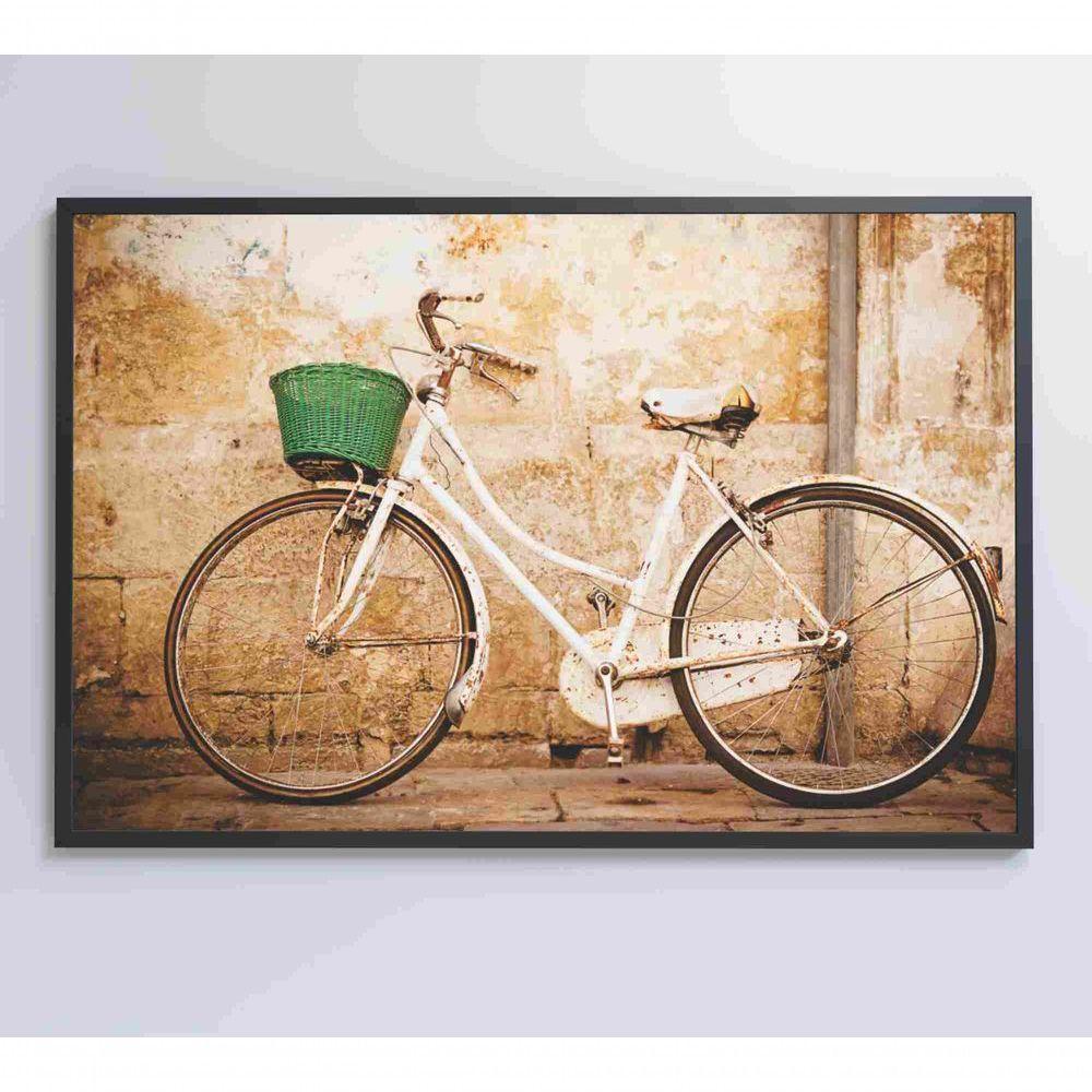 Quadro Bicicleta Clássica 90x60 Cm Tecido Canvas - 3