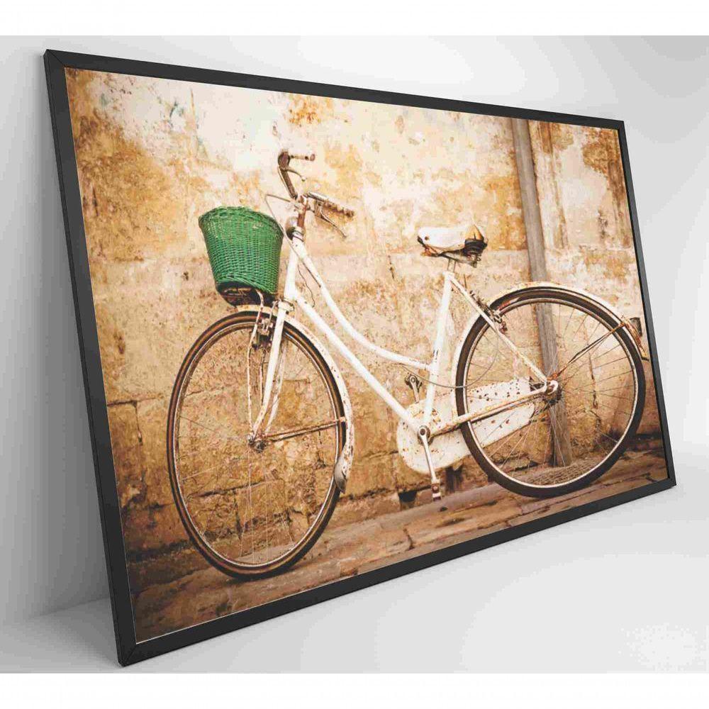 Quadro Bicicleta Clássica 90x60 Cm Tecido Canvas - 7