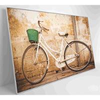 Quadro Bicicleta Clássica 90x60 Cm Tecido Canvas - 11