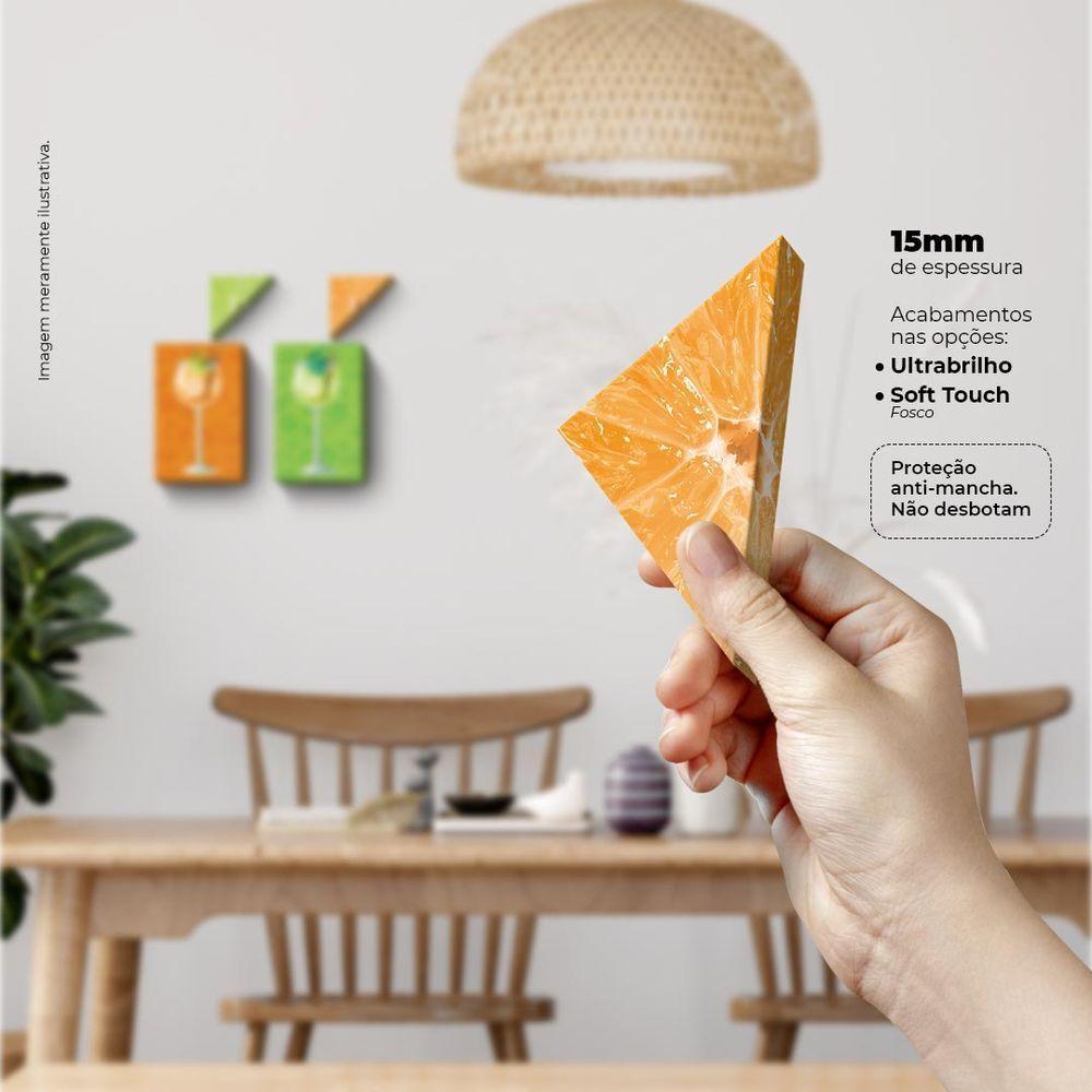 Vai Um Drink Aí? - Quadro Ou Placa Com 4 Peças 15mm - 4