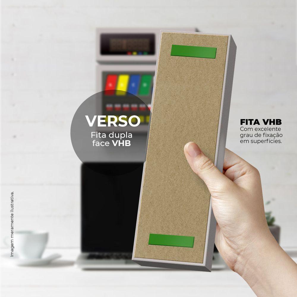 Pense Bem - Quadro Ou Placa Decorativa Com 3 Peças 15mm - 3