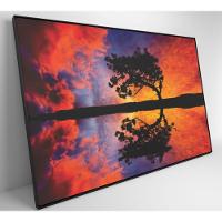 Quadro árvore Por Do Sol 120x80 Cm Tecido Canvas - 5