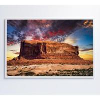 Quadro Decorativo Deserto Butte Utah 120x80 Cm Tecido Canvas - 3