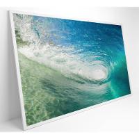 Quadro Ondas 120x80 Cm Vidro Impresso - 9