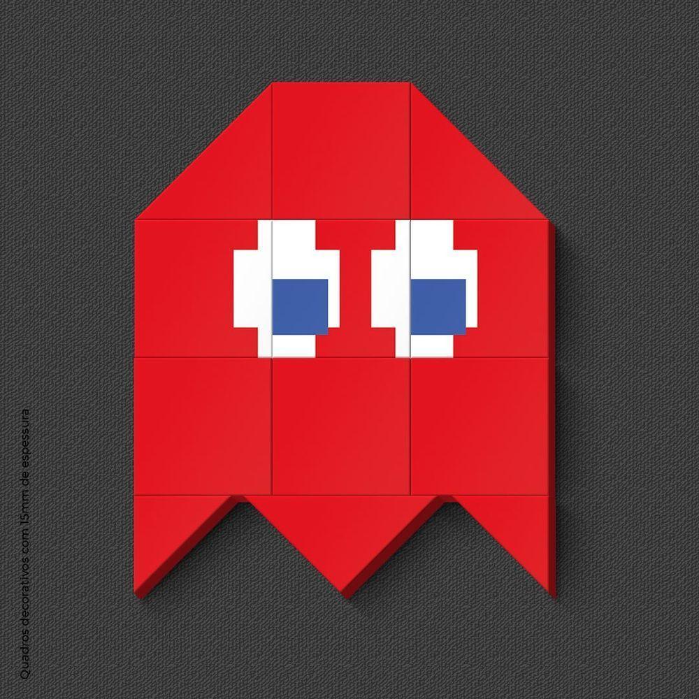 Fantasminha Vermelho Quadro Com 12 Peças 15Mm Soft Touch - 1