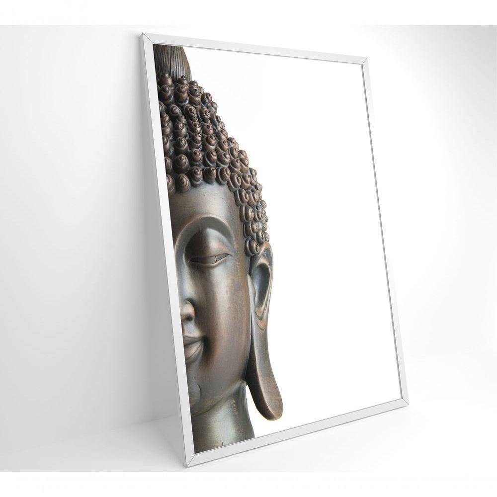 Quadro Face Buda 40x60 Cm Tecido Canvas - 7