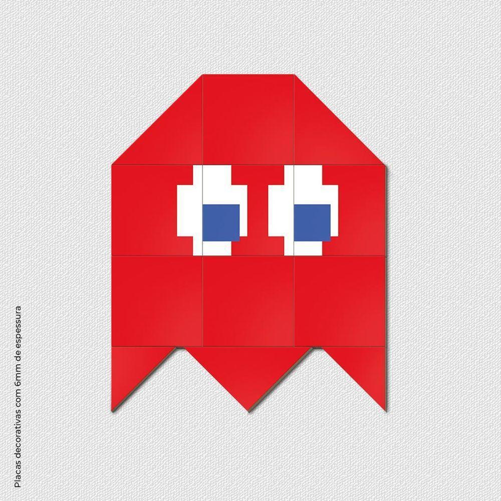 Fantasminha Vermelho Quadro Com 12 Peças 6Mm - 1