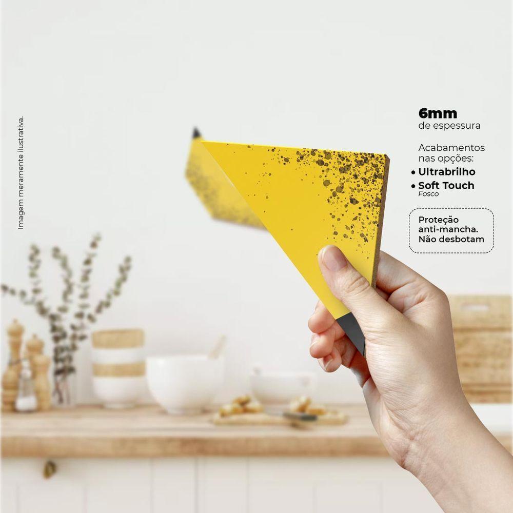 Banana Quadro Com 5 Peças 6Mm Placa Ultra-Brilho - 4