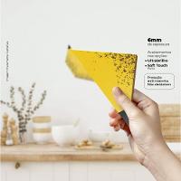 Banana Quadro Com 5 Peças 6Mm Placa Ultra-Brilho