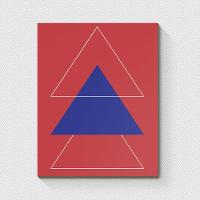 Triângulos - Quadro Ou Placa Decorativa Com 1 Peça 6mm - 1