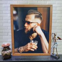 Quadros Barba Barbearia 35cmx45cms Modelo 5 - 1