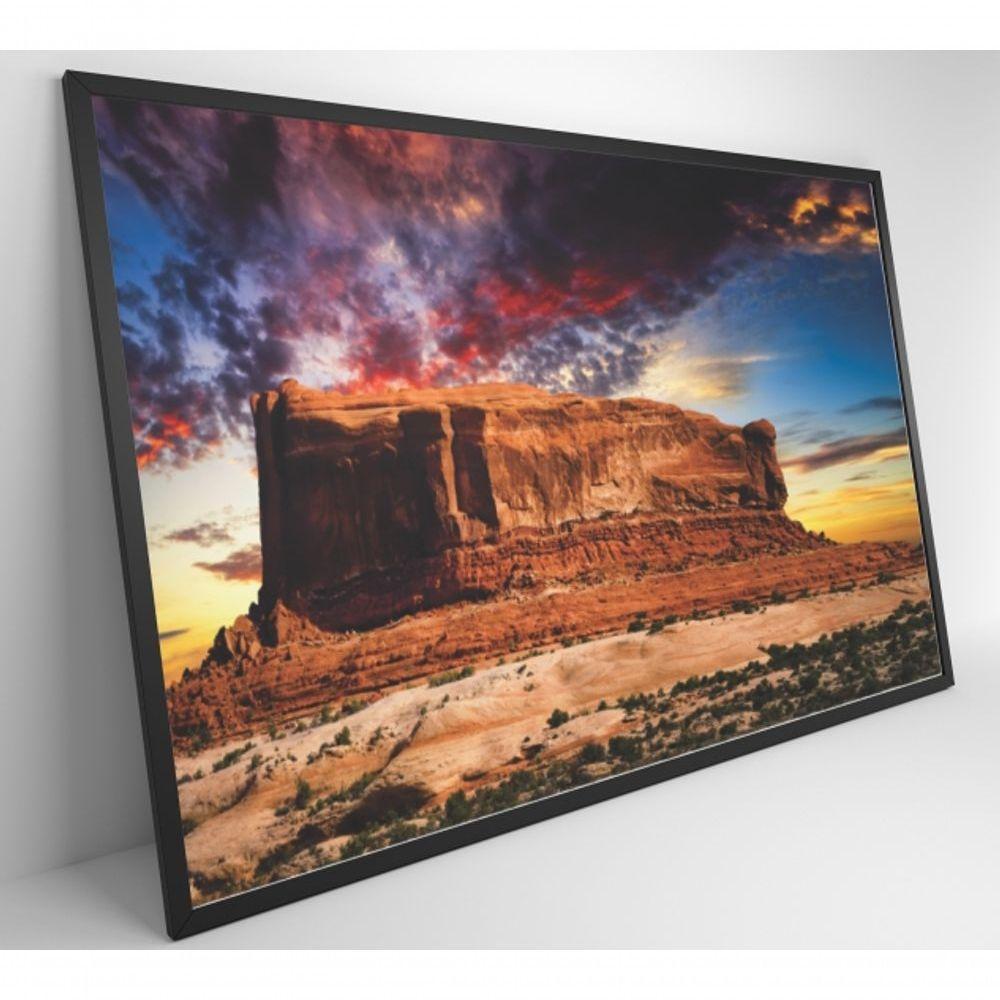 Quadro Decorativo Deserto Butte Utah 60x40 Cm Tecido Canvas - 6
