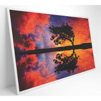 Quadro árvore Por Do Sol 90x60 Cm Tecido Canvas - 14