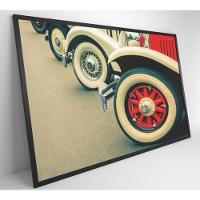 Quadro Rodas Carros Classicos 120x80 Cm Tecido Canvas - 2
