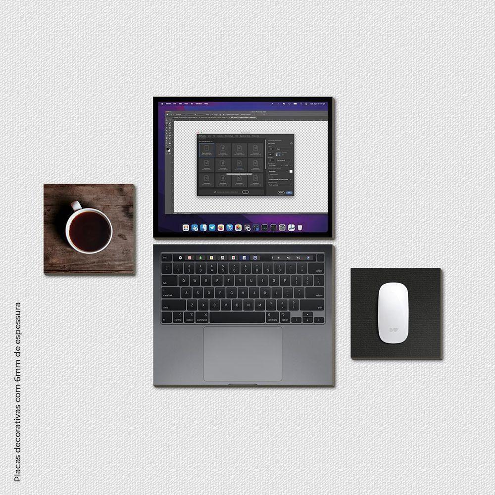 Documento Sem Título - Quadro Ou Placa Com 4 Peças 6mm - 1