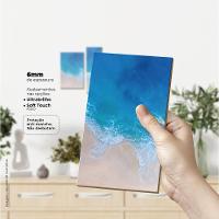 Praia Quadro Com 3 Peças 6mm Placa Ultra-brilho