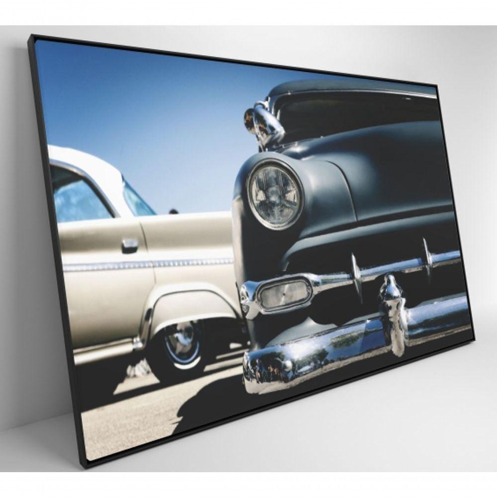 Quadro Carros Clássicos 120x80 Cm Tecido Canvas - 6