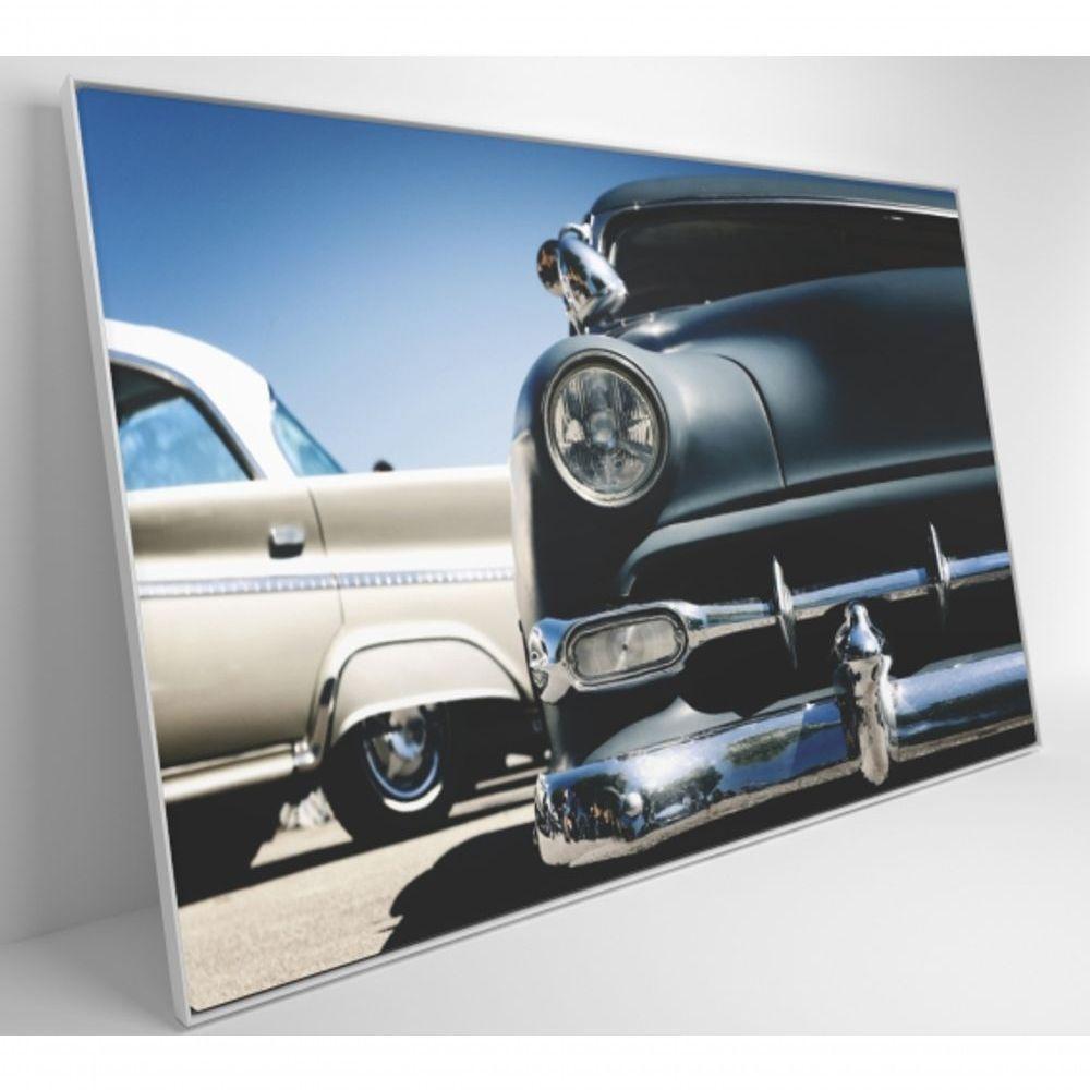 Quadro Carros Clássicos 120x80 Cm Tecido Canvas - 7