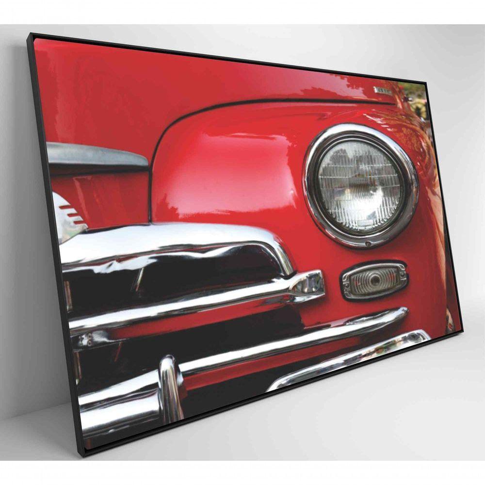 Quadro Frente Carro Clássico 90x60 Cm Tecido Canvas - 4