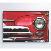 Quadro Frente Carro Clássico 90x60 Cm Tecido Canvas - 1