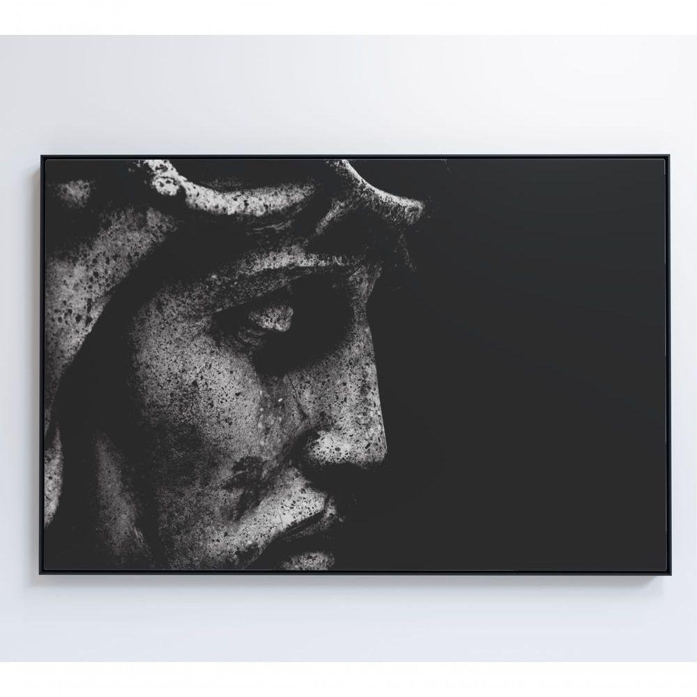 Quadro Estatua Cristo 120x80 Cm Tecido Canvas - 4