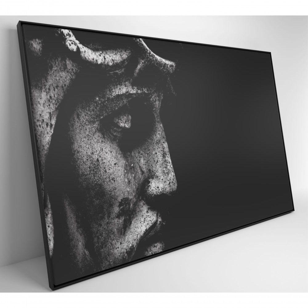 Quadro Estatua Cristo 120x80 Cm Tecido Canvas - 7