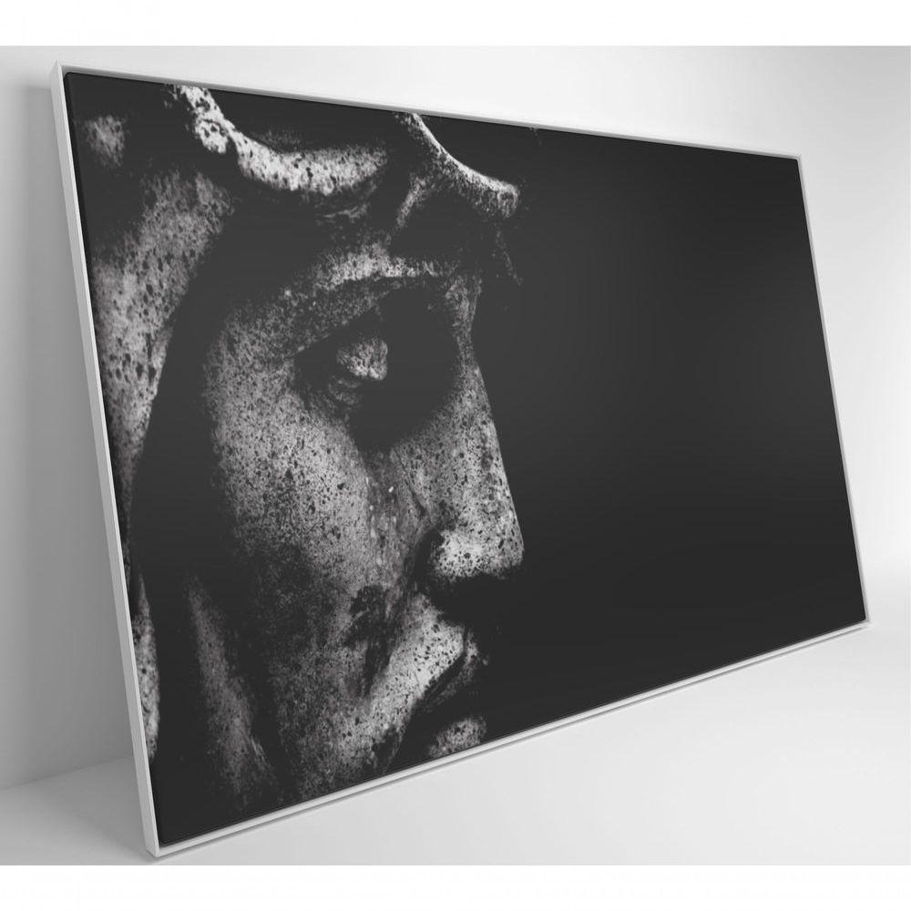 Quadro Estatua Cristo 120x80 Cm Tecido Canvas - 8