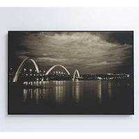Quadro Ponte Jk Brasília 120x80 Cm Tecido Canvas - 5